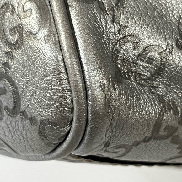 Authentic Gucci Silver Sukey Tote - Picture 5 of 15